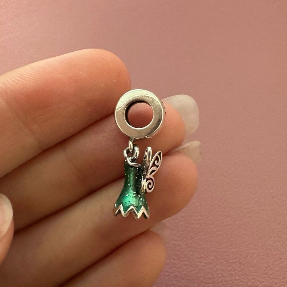 NWOT Tinker Bell Disney x Pandora FIT Silver Charm Dangle - Picture 13 of 15